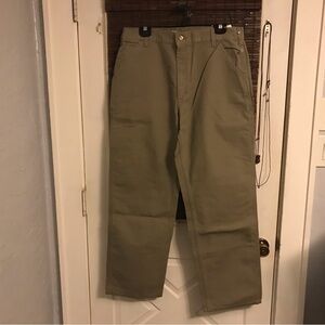 NWT Carhartt Men's Loose Fit High-Rise Washed Duck Work Dungaree Pants